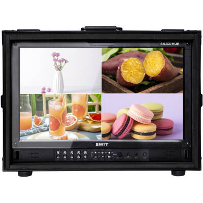 Swit 21,5 inç Quad-Link 4K Prodüksiyon Monitörü - 1