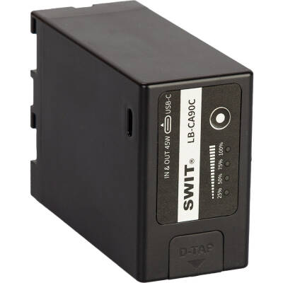 SWIT 90Wh14,4V Canon BP-A Serisi Pil, D-Tap ve USB Type-C GirişÇıkış - 1