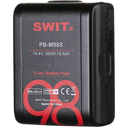 SWIT PB-M98S 14,4 V 98 Wh Cep Batarya, D-Tap ve USB Çıkışı (V-Mount) - Swit