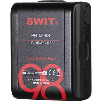 SWIT PB-M98S 14,4 V 98 Wh Cep Batarya, D-Tap ve USB Çıkışı (V-Mount) - 1