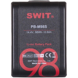 SWIT PB-M98S 14,4 V 98 Wh Cep Batarya, D-Tap ve USB Çıkışı (V-Mount) - Swit (1)