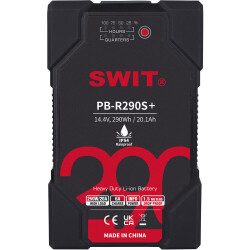 SWIT PB-R290S+ 290Wh Ağır Hizmet Tipi IP54 Pil Paketi (V-Mount) - 1