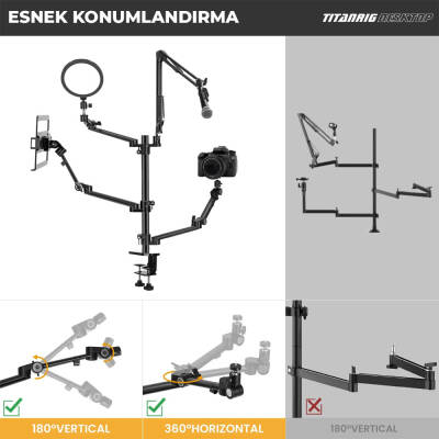 Tarion Titanrig Desktop Set - 3