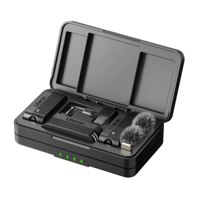 Ulanzi A100 İki Kişilik Kablosuz Yaka Mikrofon Seti (Type-C ve 3.5mm TRS) - 2