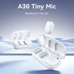 Ulanzi A30 Tiny 2 Kişilik Mikrofon Seti - Beyaz - 3