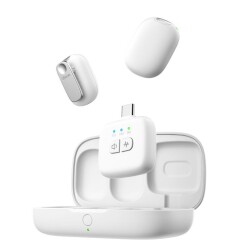 Ulanzi A30 Tiny 2 Kişilik Mikrofon Seti - Beyaz - Ulanzi (1)