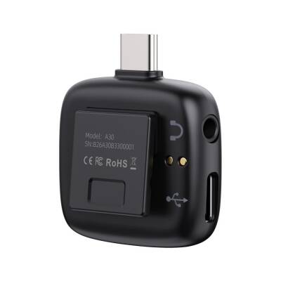 Ulanzi A30 Tiny 2 Kişilik Mikrofon Seti - Siyah - 3