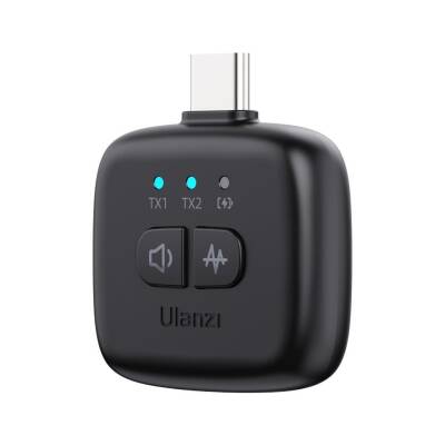 Ulanzi A30 Tiny 2 Kişilik Mikrofon Seti - Siyah - 2