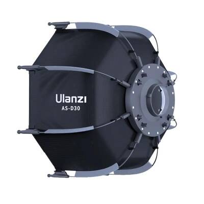 Ulanzi AS-D30 30cm Mini Bowens Montajlı ve Izgaralı Sekizgen Softbox - 1