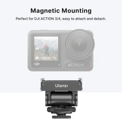 Ulanzi CA22 DJI Osmo Action 3/4 İçin Cold Shoe Adaptörü - 5