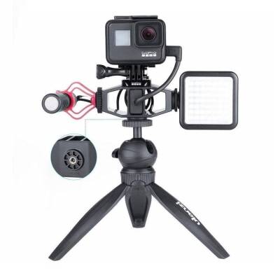 Ulanzi GP-1 Aksiyon Kamerası Vlog Çift Metal Ayak Montajı 1380 - 4