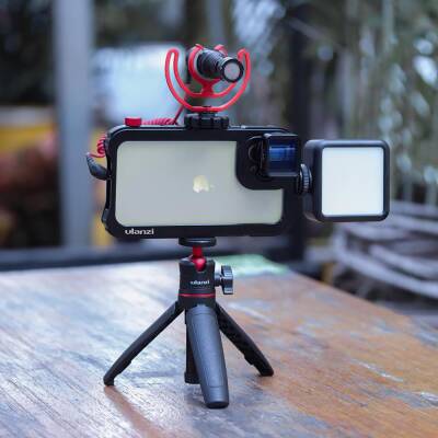 Ulanzi Iphone 11 Pro için Metal Vlog Çerçeve - 4