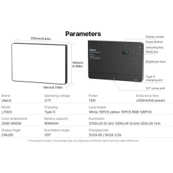 Ulanzi LT003 RGB LED Video Efekt Işık - 5