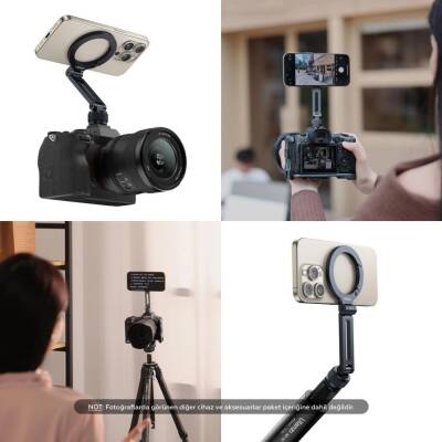 Ulanzi MA07 MagLock Tripod ve Cold Shoe Mount Manyetik Telefon Tutucu - M084 - 5