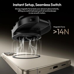 Ulanzi MA39 MagLock Mini Vakumlu Manyetik Telefon Tutucu - S002 - 4