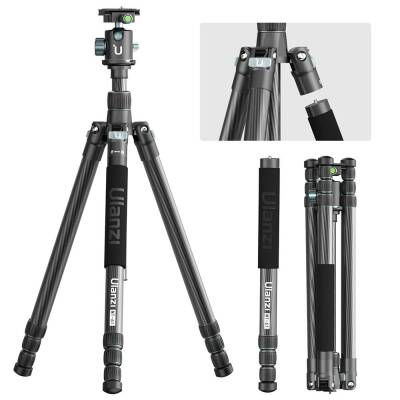 Ulanzi MT-61 Carbon Fiber Hafif Taşınabilir Travel Tripod Monopod - 2