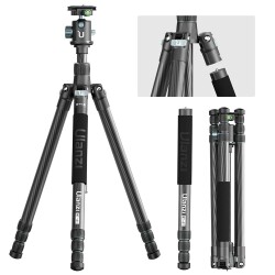 Ulanzi MT-61 Carbon Fiber Hafif Taşınabilir Travel Tripod Monopod - Ulanzi (1)