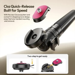 Ulanzi MT90 Quick Release Mini Tripod – Pocket 3 ve 4 Uyumlu - S027 - 3