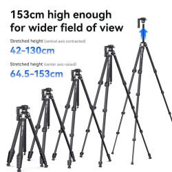 Ulanzi OMBRA Claw Quick Release Teleprompter Carbon Fiber Tripod - 4