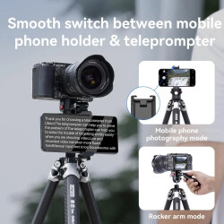 Ulanzi OMBRA Claw Quick Release Teleprompter Carbon Fiber Tripod - 5