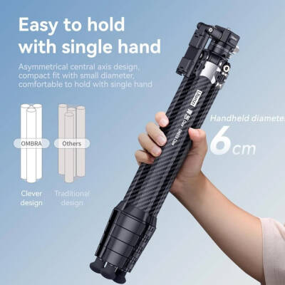 Ulanzi OMBRA Claw Quick Release Teleprompter Carbon Fiber Tripod - 6