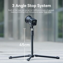 Ulanzi TT43 Katlanabilir Işık Ayağı Tripod T076GBB1 - 6