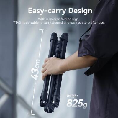 Ulanzi TT43 Katlanabilir Işık Ayağı Tripod T076GBB1 - 7