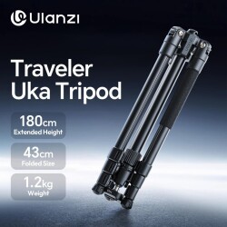 Ulanzi TT53 Traveler Uka Quick Release Seyahat Tripodu - T093GBB1 - 3