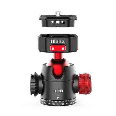Ulanzi U-100 Pratik Ball Head Tripod Kafa - 4