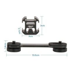 Ulanzi-U PT-3 Üçlü Metal Ayak Montaj Adaptörü 0897 - 2