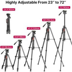 Ulanzi U-Select VT-02 Hafif Taşınabilir 360° Alüminyum Tripod Monopod - 3