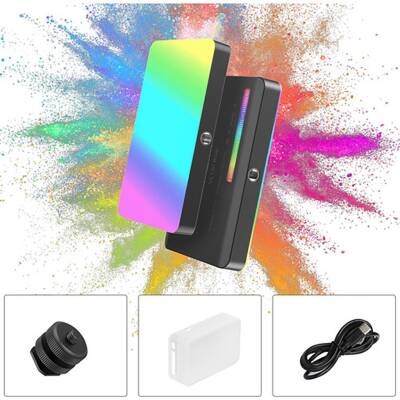 Ulanzi VL120 RGB LED Video Işığı Siyah - 4