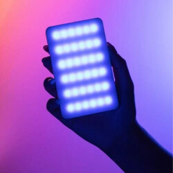 Ulanzi VL120 RGB LED Video Işığı Siyah - 5