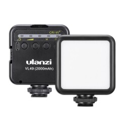Ulanzi VL49 Mini Led Vlogger Youtuber Işık (Daylight) - Ulanzi