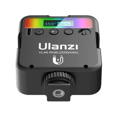 Ulanzi VL49 RGB Mini Vlogger Youtuber Manyetik LED Işık - 5