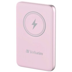 Verbatim 10000 Mah Manyetik Kablosuz (Magsafe)15W Powerbank 20 W PD Pembe Renk Kablo Dahil-(32248) - Verbatim (1)