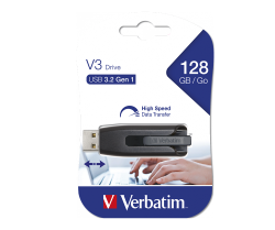 Verbatim 128GB V3 USB 3.2 Gen 1 USB Sürücü - 3