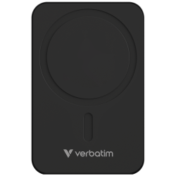 Verbatim 20000 Mah Manyetik Kablosuz (Magsafe) 15W Powerbank 35W PD Siyah Renk Kablo Dahil-(32223) - Verbatim