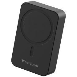 Verbatim 20000 Mah Manyetik Kablosuz (Magsafe) 15W Powerbank 35W PD Siyah Renk Kablo Dahil-(32223) - Verbatim (1)