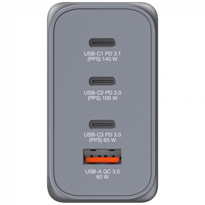 Verbatim 240 W GAN Hızlı Şarj 4 Bağlantı Noktalı (32205) - 2