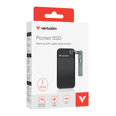 Verbatim 32190 - V Pocket SSD USB3.1 GEN2 1TB B/G - 3