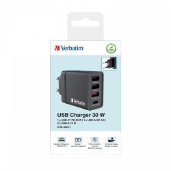 Verbatim 49700 30W 4x USB Hızlı Şarj Adaptörü - 4