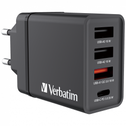 Verbatim 49700 30W 4x USB Hızlı Şarj Adaptörü - Verbatim (1)
