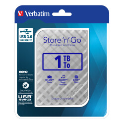 Verbatim 53197 - 1TB USB 3.0 Taşınabilir Disk (Gümüş) - 3