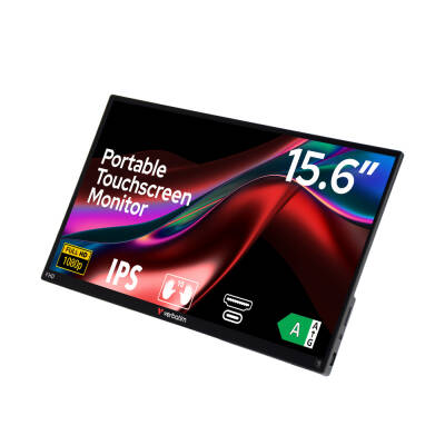Verbatim Taşınabilir Monitör Dokunmatik 15,6 1080P Usb-C Metal Kasa-(49592) - 1