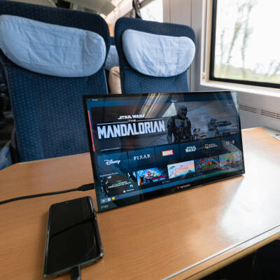 Verbatim Taşınabilir Monitör Dokunmatik 15,6 1080P Usb-C Metal Kasa-(49592) - 4