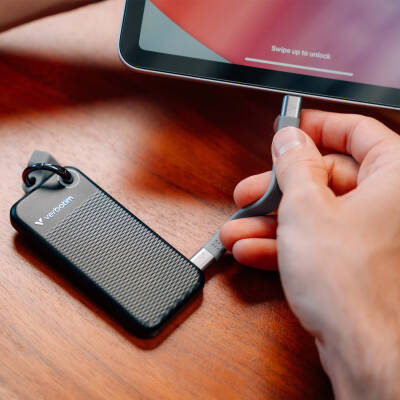 Verbatim V Pocket SSD USB3.2 GEN2 2TB Siyah - 4