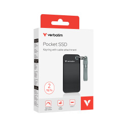 Verbatim V Pocket SSD USB3.2 GEN2 2TB Siyah - 5