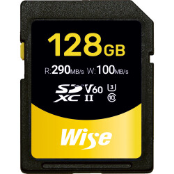 Wise Advanced 128 GB SD-S UHS-II SDXC V60 Hafıza Kartı - Wise
